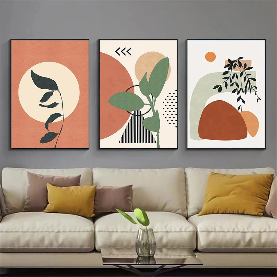 Leafy Chic Canvas Art