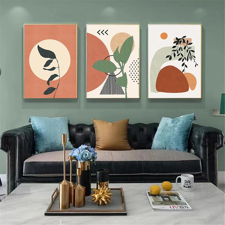 Leafy Chic Canvas Art