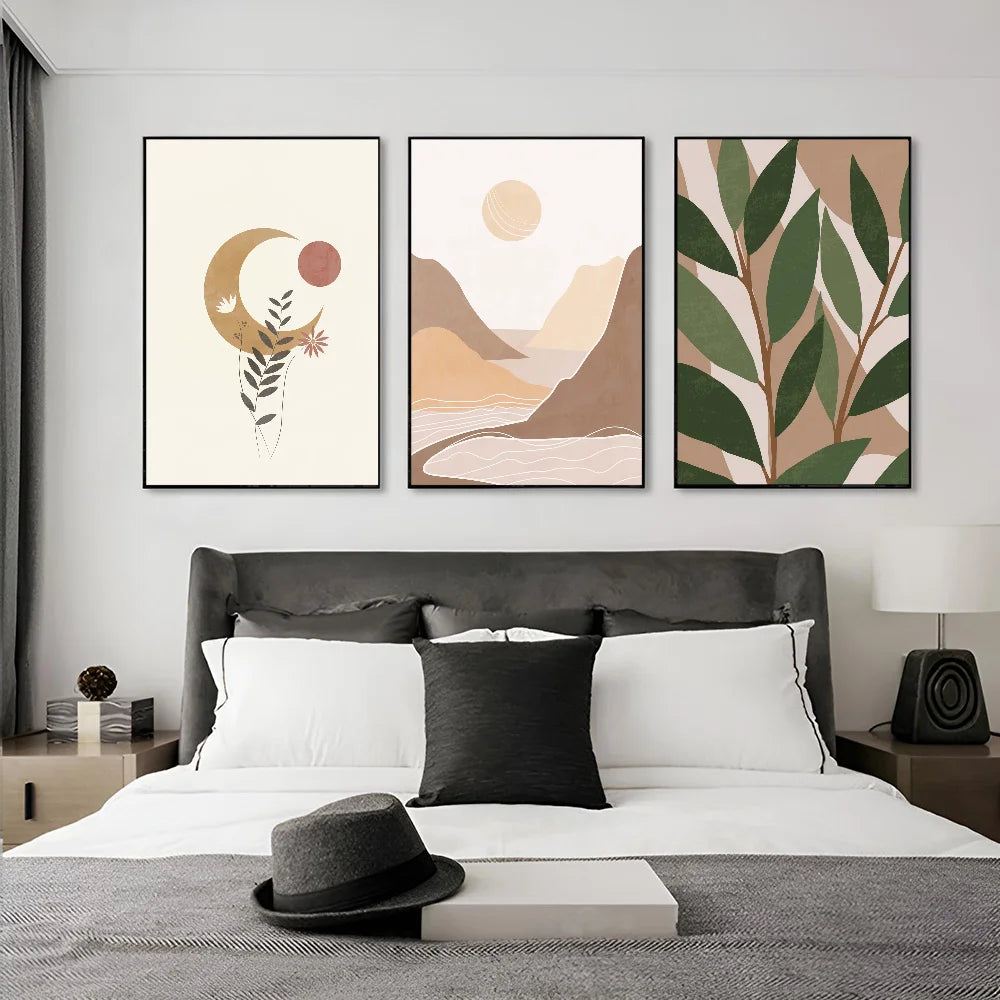 Boho Matisse Abstract Paintings