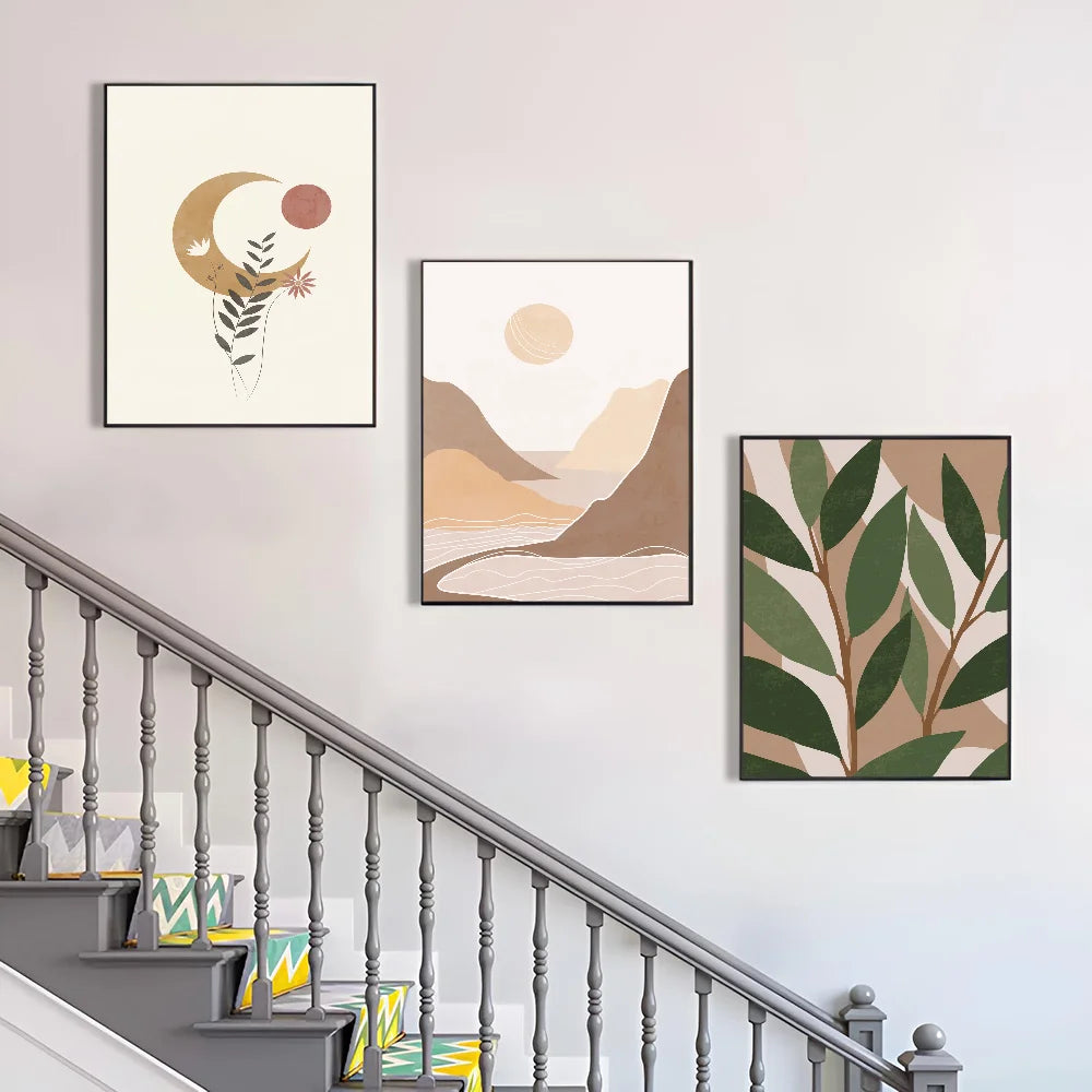 Boho Matisse Abstract Paintings