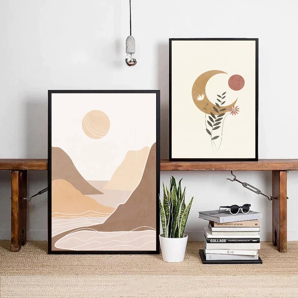 Boho Matisse Abstract Paintings