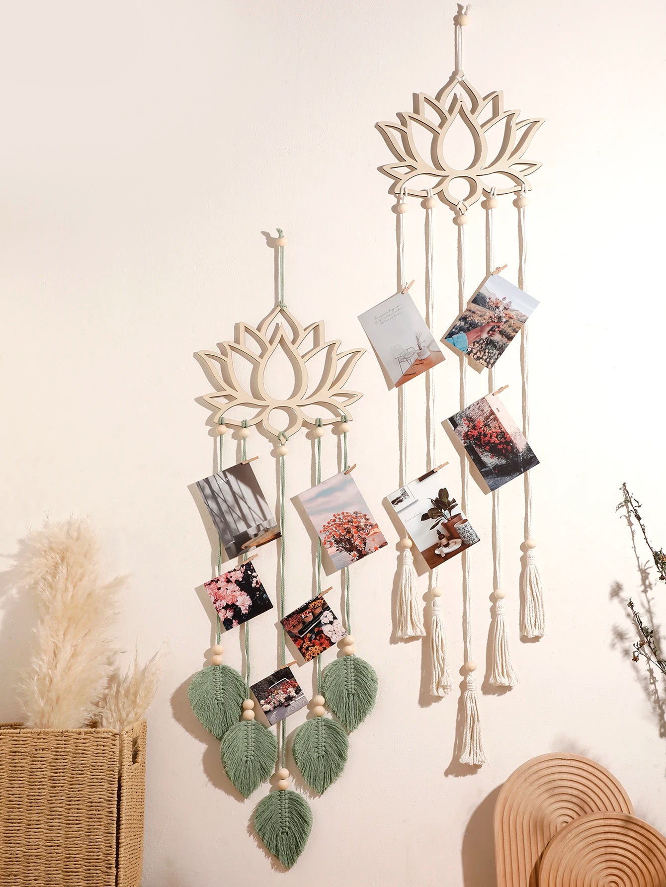 Boho Lotus Macrame Wall Hanging