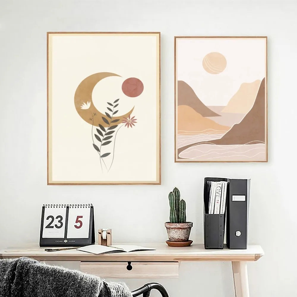 Boho Matisse Abstract Paintings