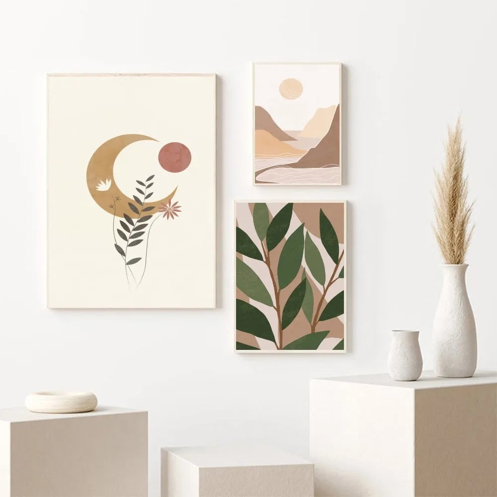 Boho Matisse Abstract Paintings