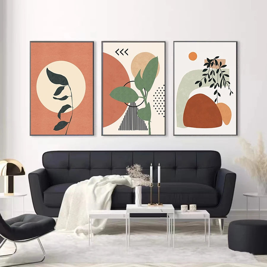 Leafy Chic Canvas Art