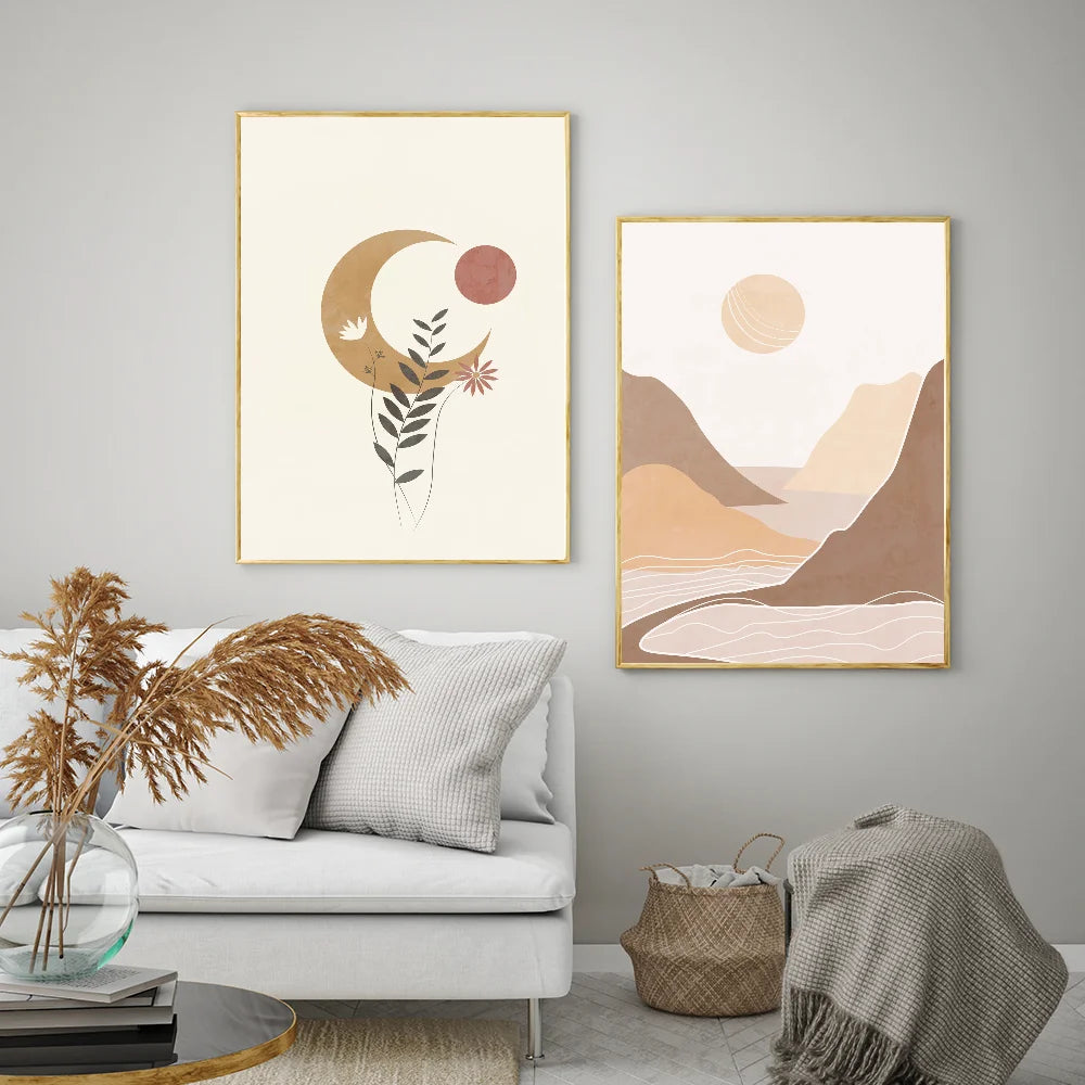 Boho Matisse Abstract Paintings