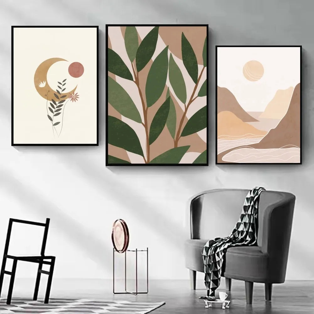Boho Matisse Abstract Paintings